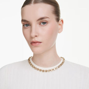 Swarovski Millenia kaulakoru, keltakullanväri ja ruskeat kristallit 5718674