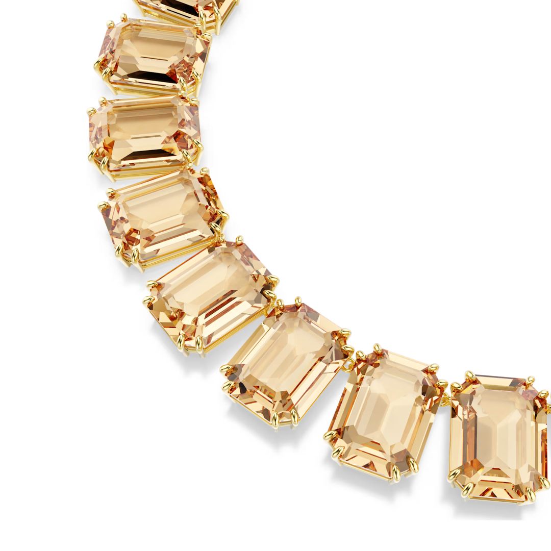 Swarovski Millenia kaulakoru, keltakullanväri ja ruskeat kristallit 5720911