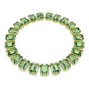 Swarovski Millenia kaulakoru, keltakullanväri ja vihreät kristallit 5714396