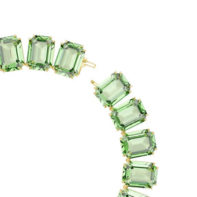Swarovski Millenia kaulakoru, keltakullanväri ja vihreät kristallit 5714396