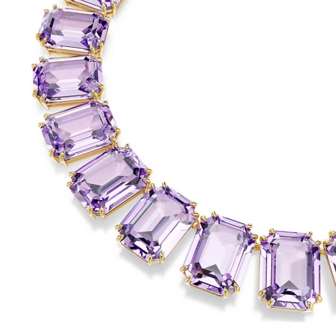 Swarovski Millenia kaulakoru, keltakullanväri ja violetit kristallit 5730323