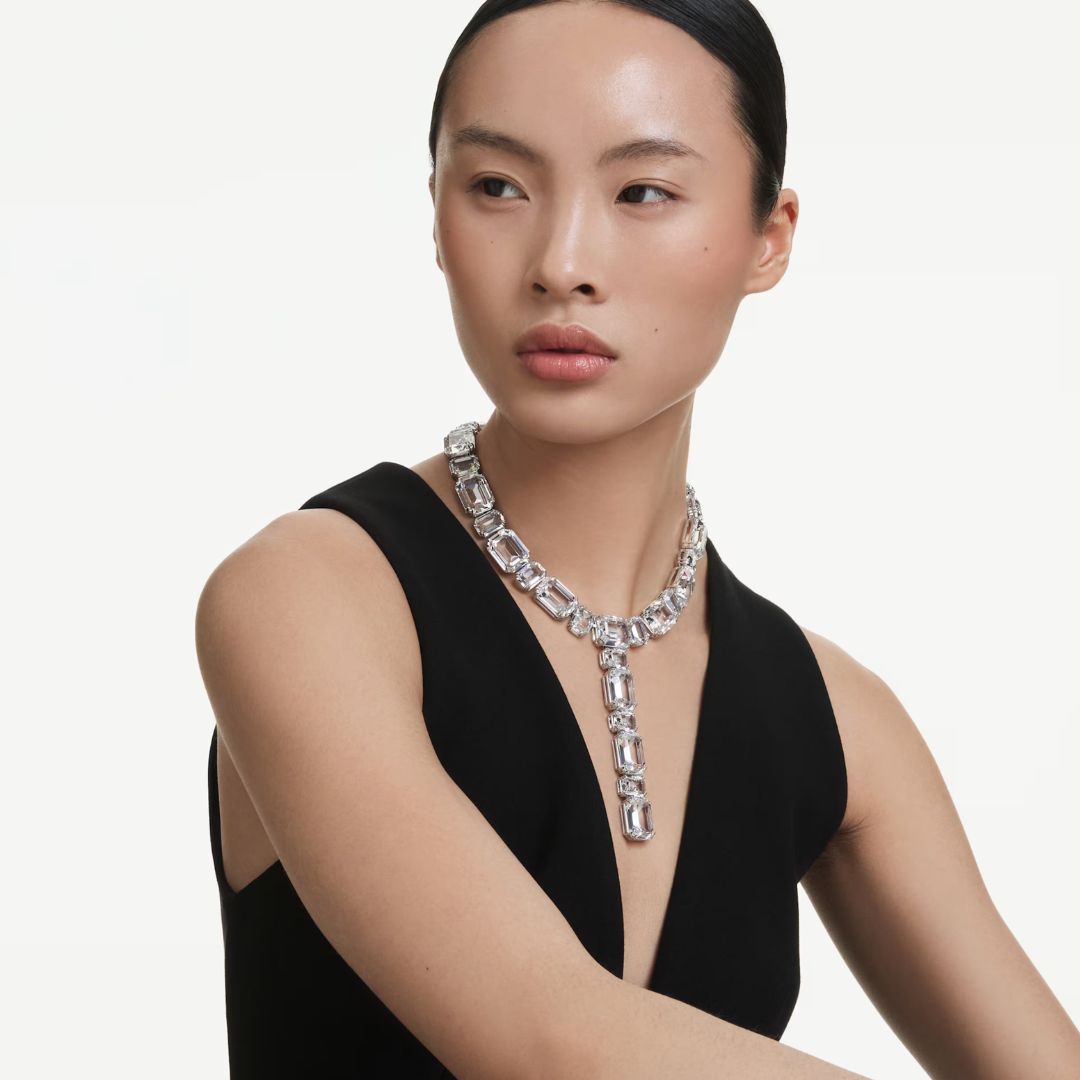 Swarovski Millenia kaulakoru, vaalea metalli ja kirkkaat kristallit 5705799