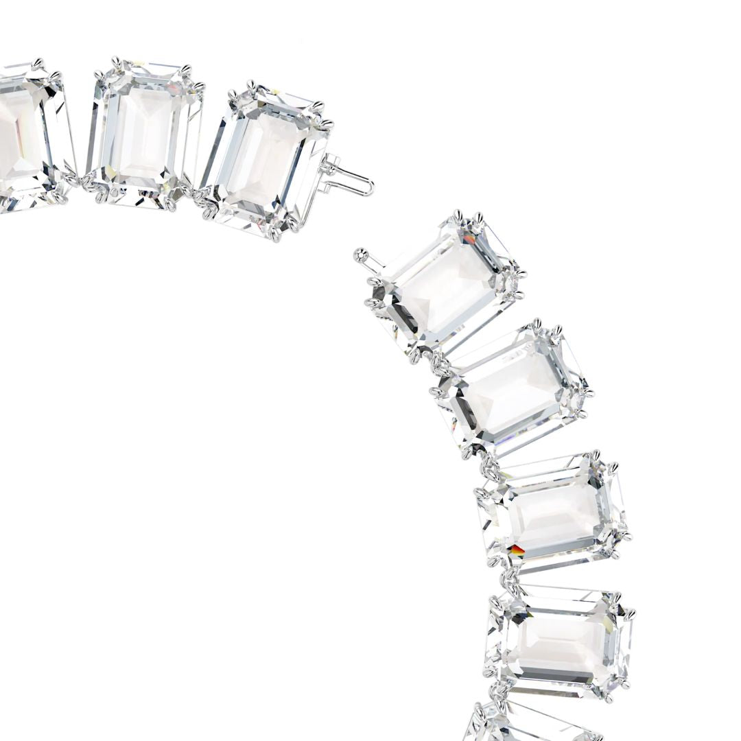 Swarovski Millenia kaulakoru, vaalea metalli ja kirkkaat kristallit 5714395