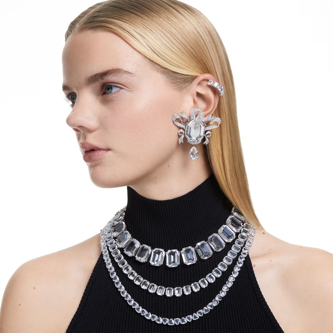 Swarovski Millenia kaulakoru, vaalea metalli ja kirkkaat kristallit 5714395