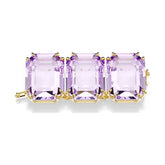 Swarovski Millenia kaulakorun jatkopala, keltakullanväri ja violetit kristallit 5730919