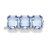 Swarovski Millenia kaulakorun jatkopala, vaalea metalli ja siniset kristallit 5720628