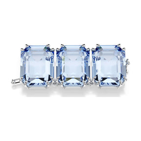 Swarovski Millenia kaulakorun jatkopala, vaalea metalli ja siniset kristallit 5720628