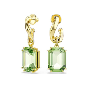 Swarovski Millenia korvakorut, keltakullattu ja vihreät kristallit, 5756151