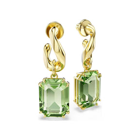 Swarovski Millenia korvakorut, keltakullattu ja vihreät kristallit, 5756151