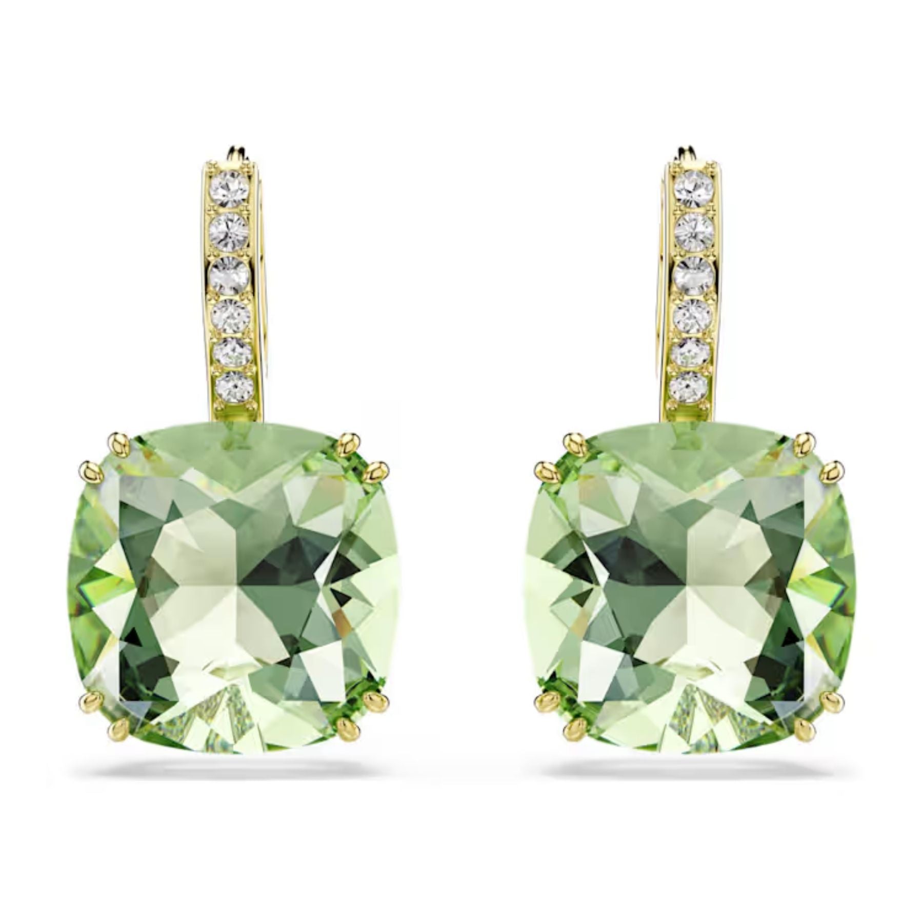 Swarovski Millenia korvakorut, keltakullattu ja vihreät kristallit, 5764822