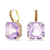 Swarovski Millenia korvakorut, keltakullattu ja violetit kristallit, 5759990