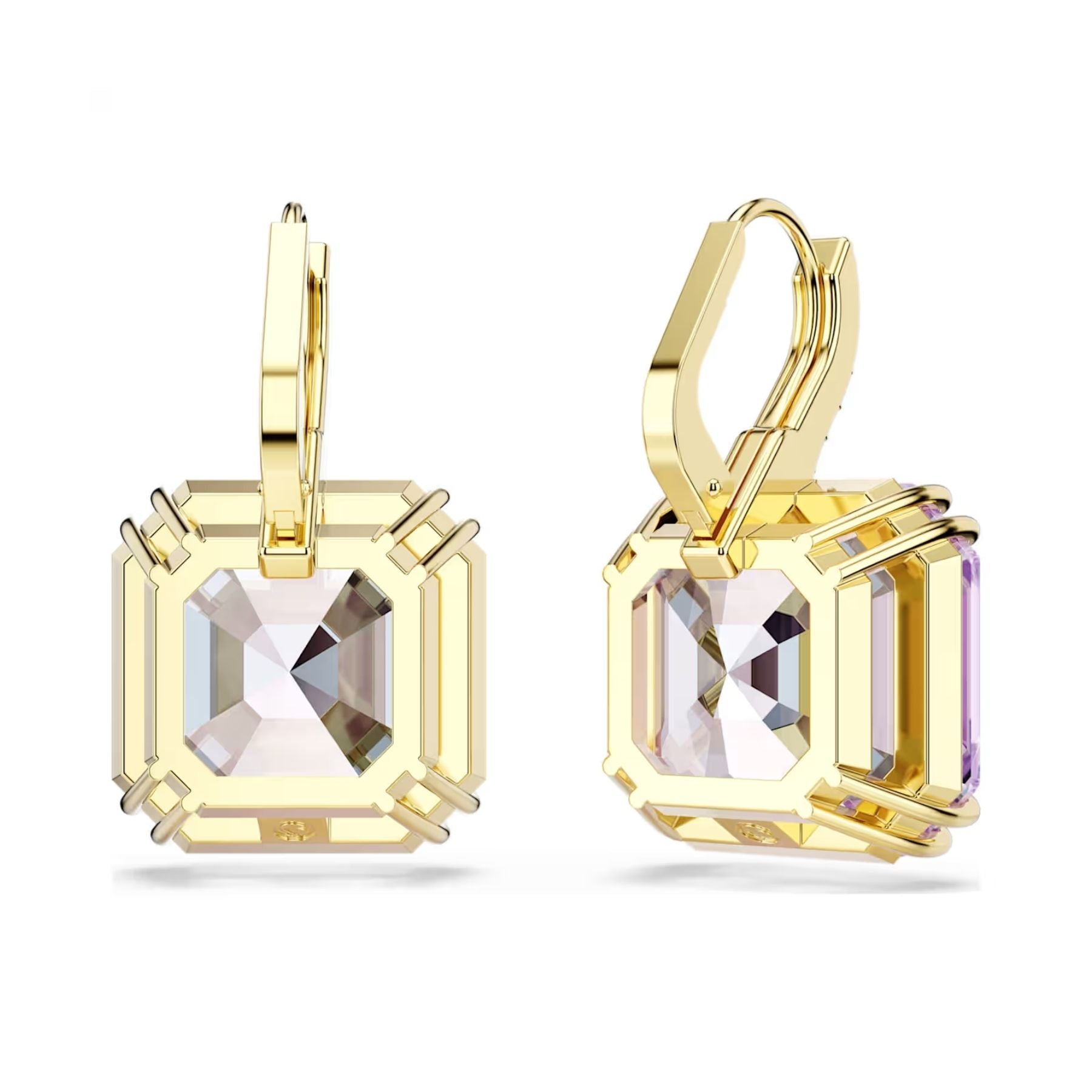 Swarovski Millenia korvakorut, keltakullattu ja violetit kristallit, 5759990