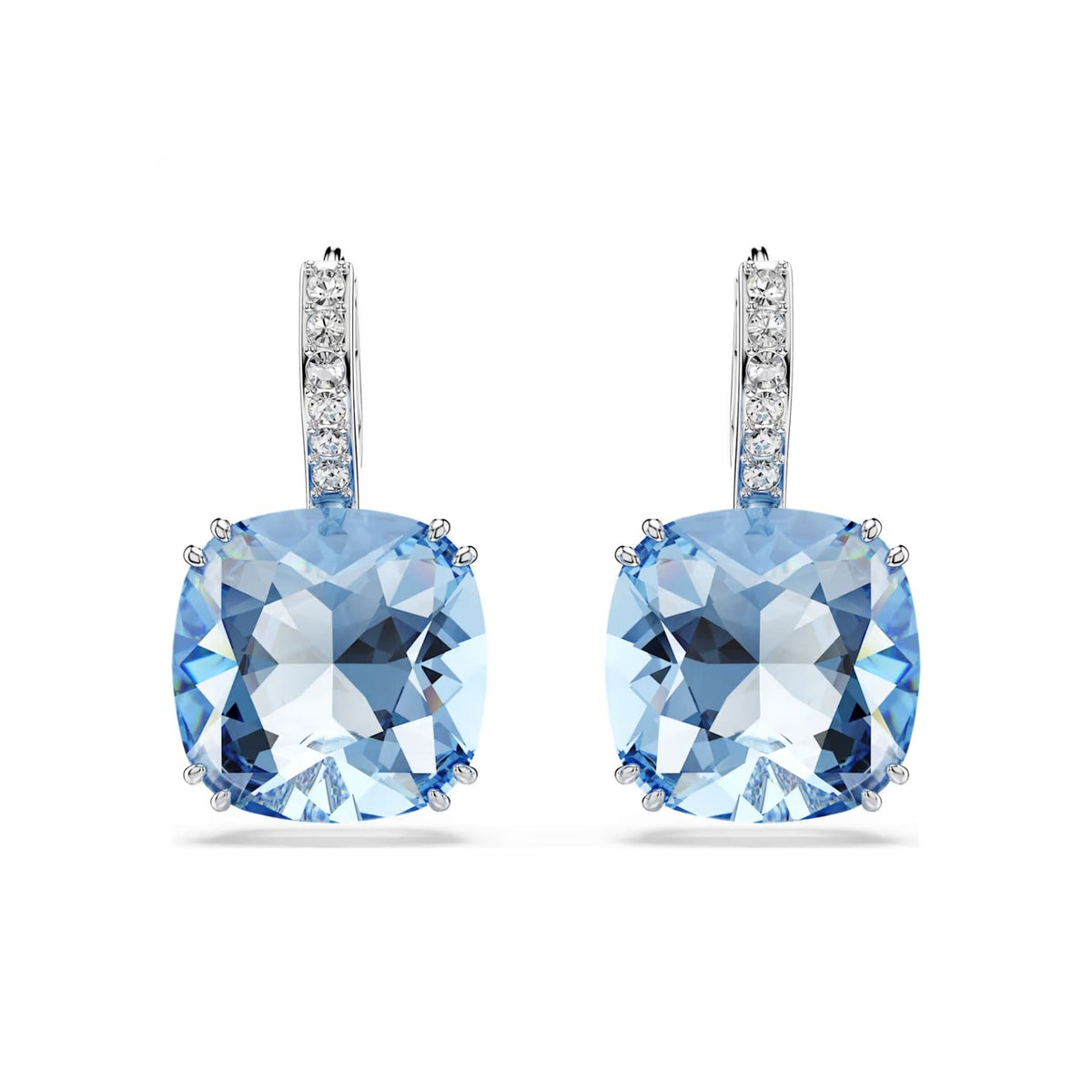 Swarovski Millenia korvakorut, vaalea metalli ja siniset kristallit, 5756150