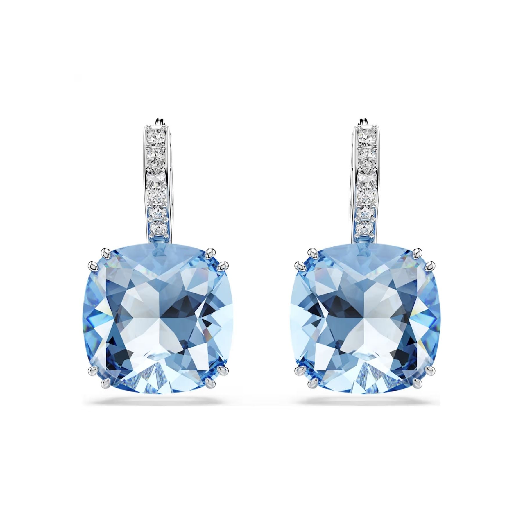 Swarovski Millenia korvakorut, vaalea metalli ja siniset kristallit, 5756150