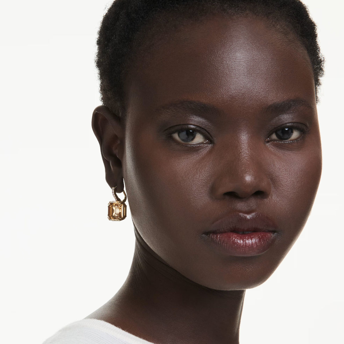 Swarovski Millenia korvakorut, keltakullanväri ja ruskeat kristallit, 5725744