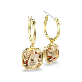 Swarovski Millenia korvakorut, keltakullanväri ja ruskeat kristallit, 5731148