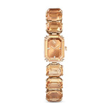 Swarovski Millenia octagon rannekello, samppanjakullanvärinen ja ruskeat kristallit, 5729841