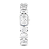 Swarovski Millenia octagon rannekello, vaalea metalli ja kirkkaat kristallit, 5729182