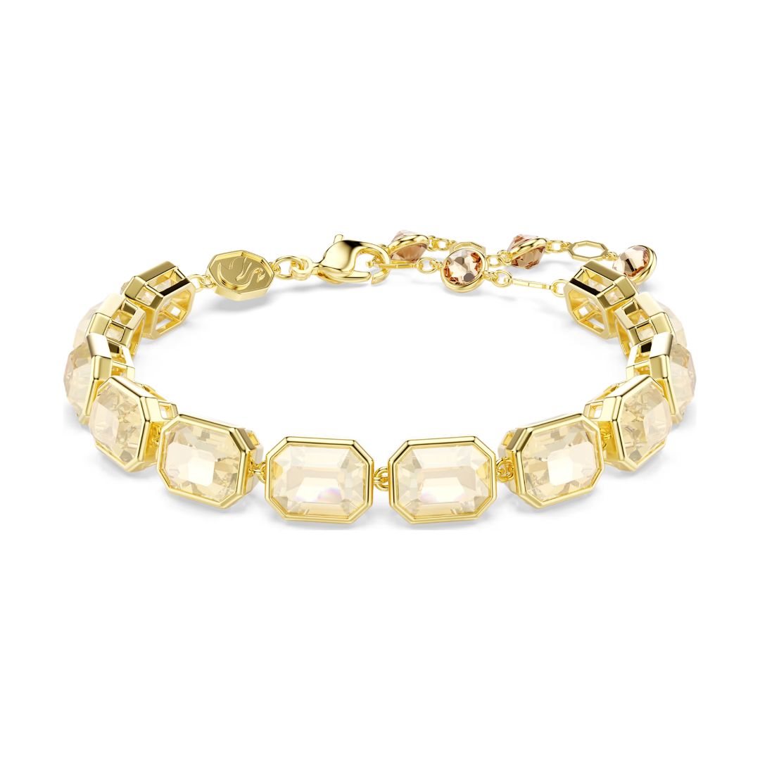 Swarovski Millenia rannekoru, keltakullanväri ja ruskeat kristallit 5720912