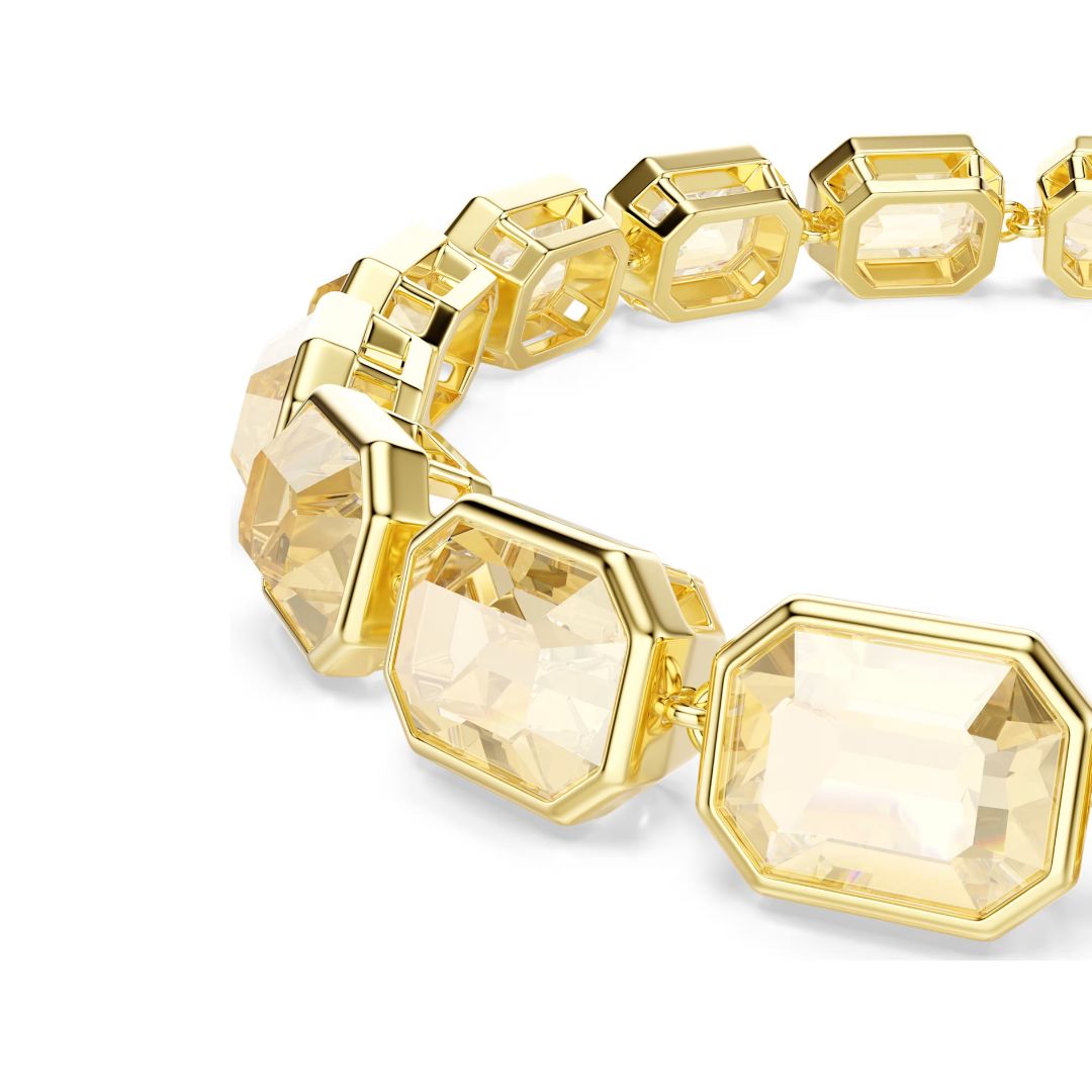 Swarovski Millenia rannekoru, keltakullanväri ja ruskeat kristallit 5720912