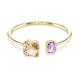 Swarovski Millenia rannerengas, keltakullanväri, violetti ja ruskea kristalli