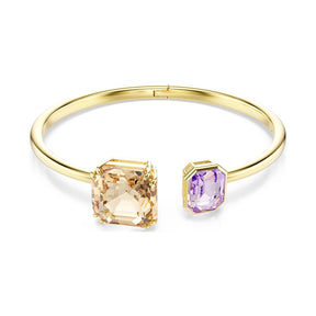 Swarovski Millenia rannerengas, keltakullanväri, violetti ja ruskea kristalli