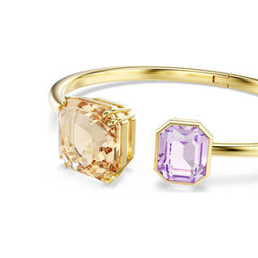 Swarovski Millenia rannerengas, keltakullanväri, violetti ja ruskea kristalli