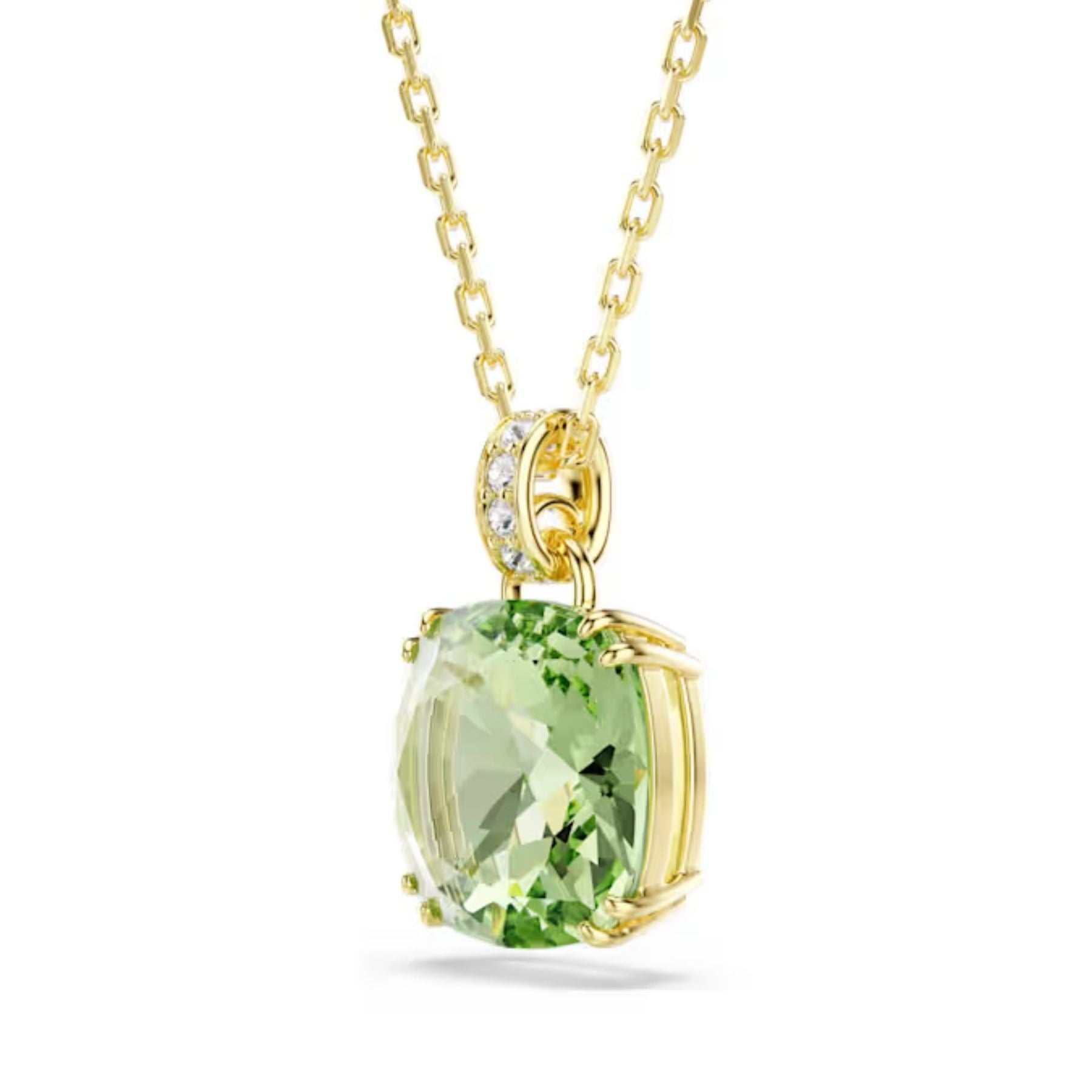 Swarovski Millenia riipus, keltakullattu, vihreä ja kirkas kristalli, 5764821