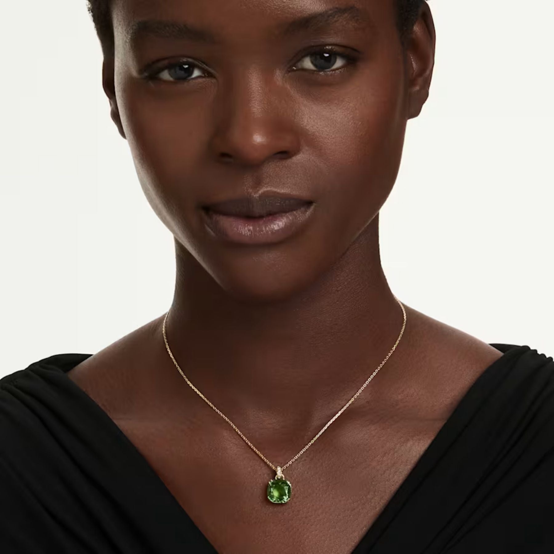Swarovski Millenia riipus, keltakullattu, vihreä ja kirkas kristalli, 5764821