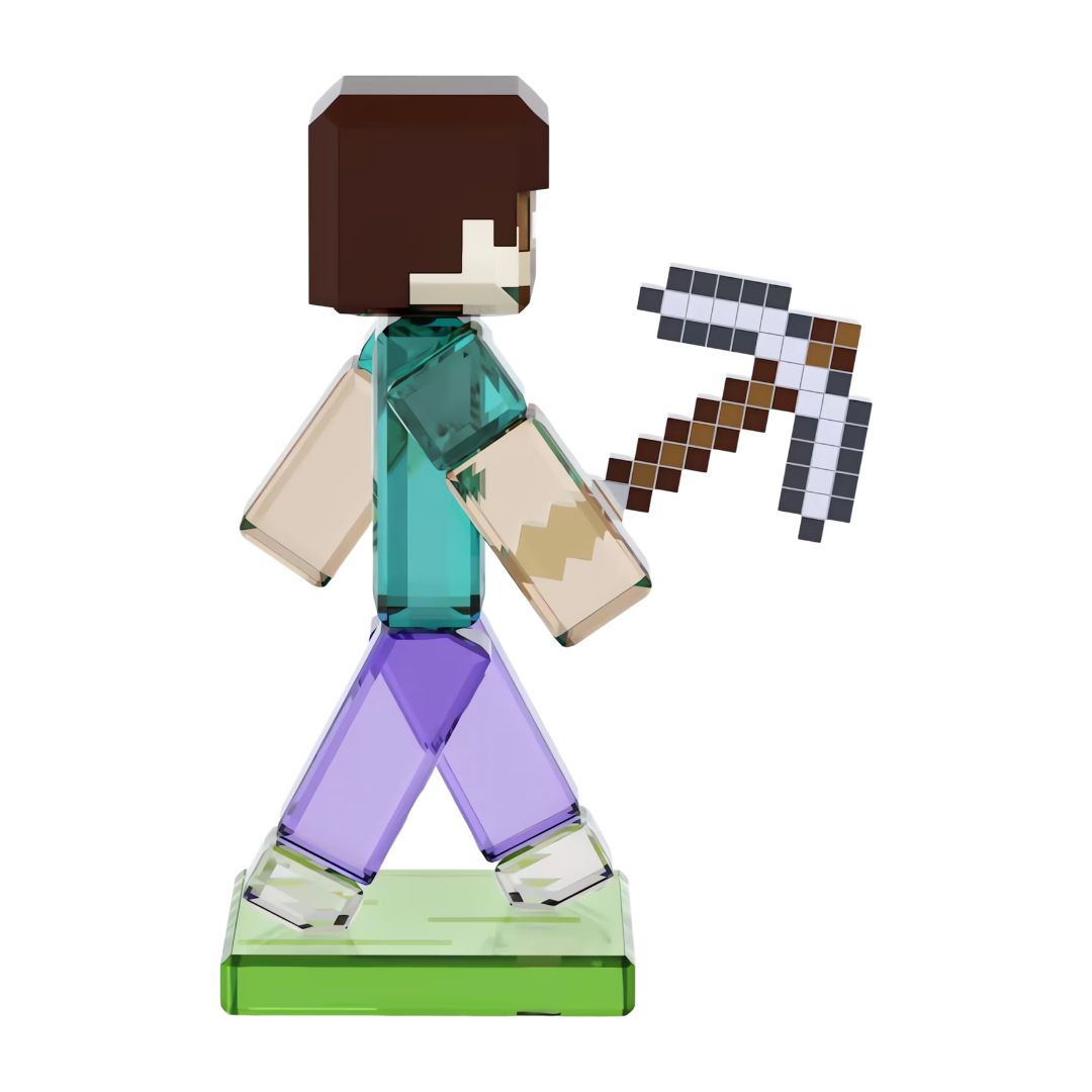 Swarovski Minecraft Steve -kristallifiguuri, 5701272