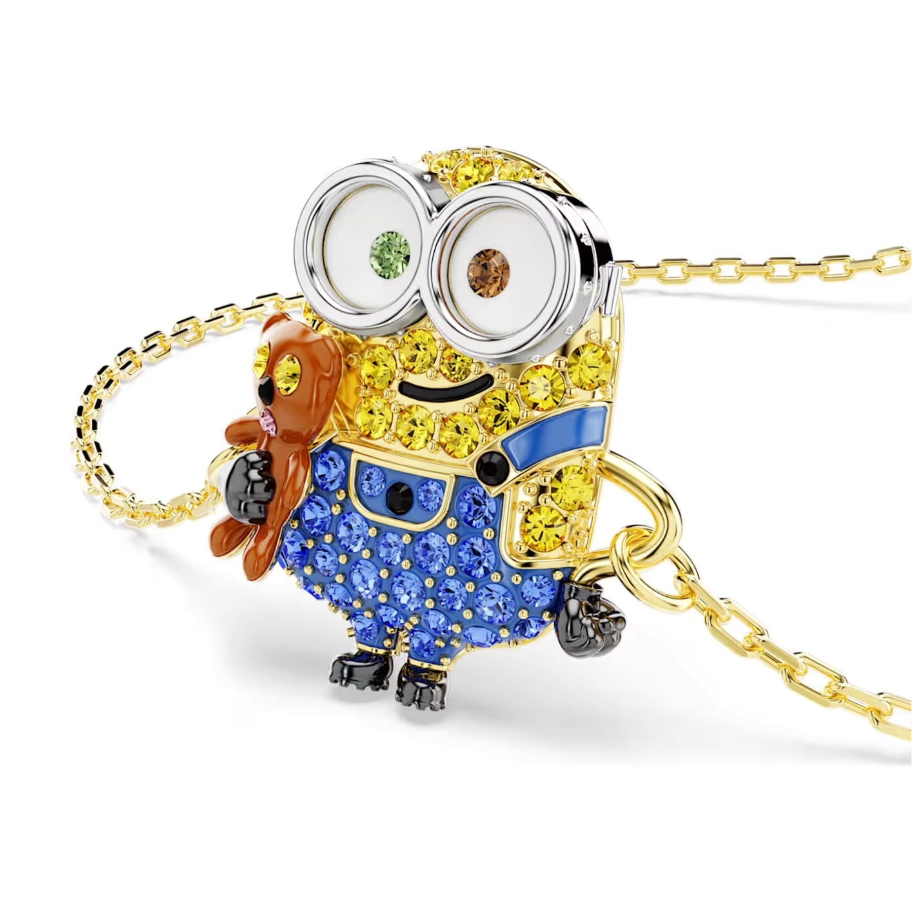 Swarovski Minions Bob rannekoru, keltakullattu ja eriväriset kristallit, 5743386