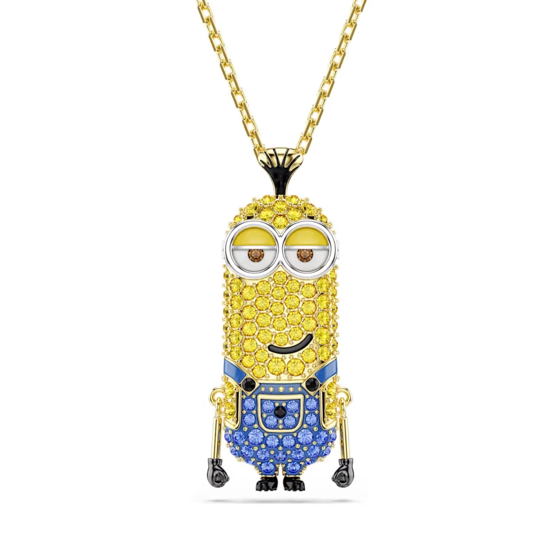 Swarovski Minions Kevin kaulakoru, keltakullattu ja eriväriset kristallit, 5743384