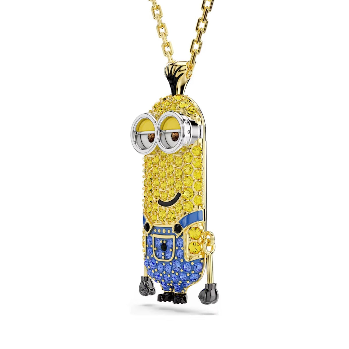 Swarovski Minions Kevin kaulakoru, keltakullattu ja eriväriset kristallit, 5743384