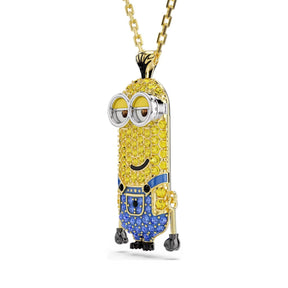 Swarovski Minions Kevin kaulakoru, keltakullattu ja eriväriset kristallit, 5743384