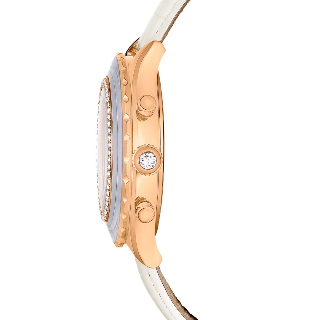 Swarovski Octea chrono rannekello, ruusukullanväri ja kirkkaat kristallit, 5671150