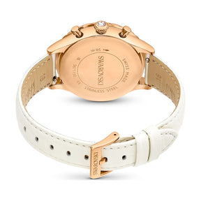 Swarovski Octea chrono rannekello, ruusukullanväri ja kirkkaat kristallit, 5671150