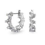 Swarovski Ortyx rengaskorvakorut, koko S, vaalea metalli ja kirkkaat kristallit 5632467