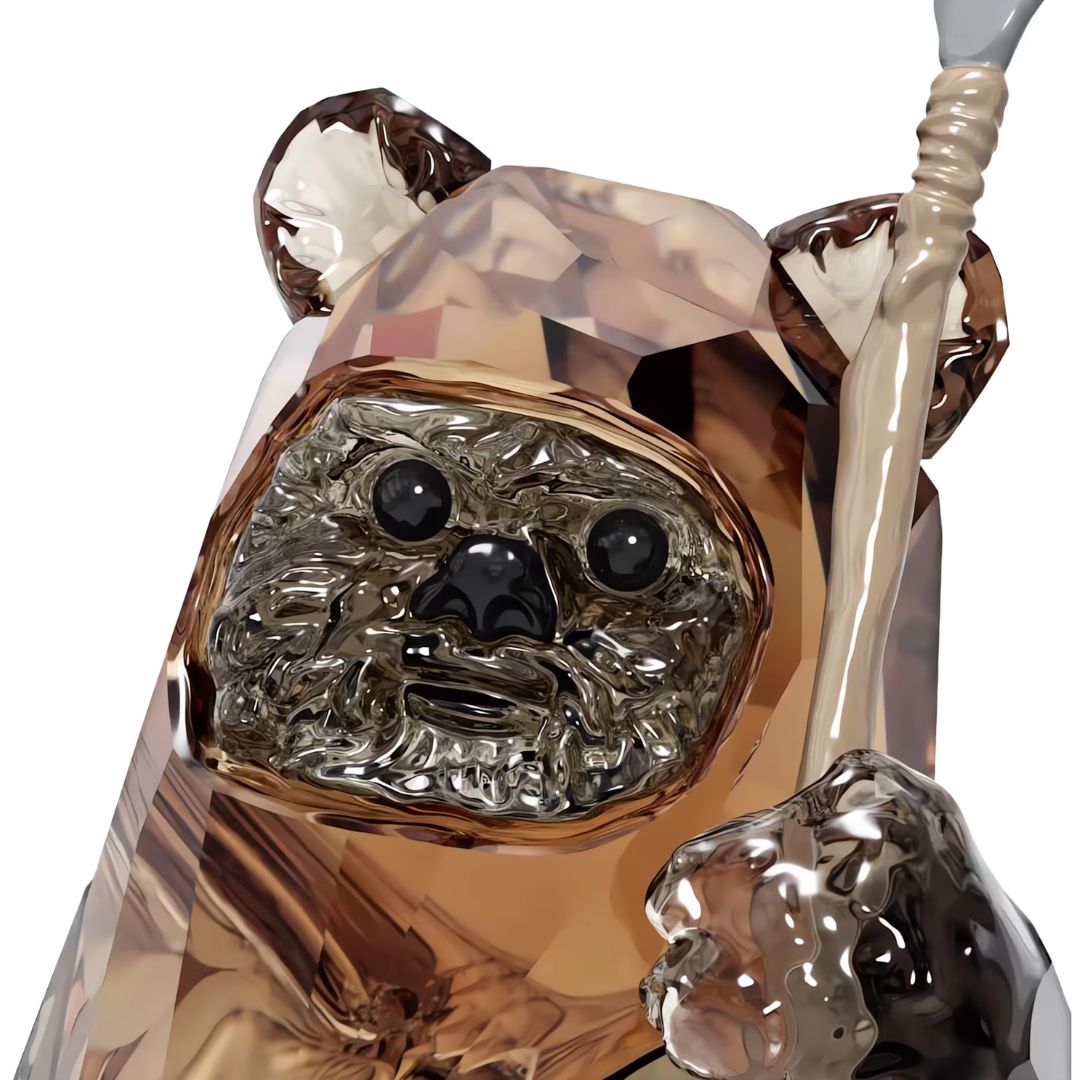 Swarovski Star Wars Evok Wicket -kristallifiguuri, 5591309