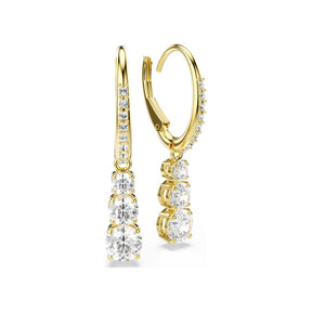 Swarovski Stilla Attract korvakorut, keltakullanväri ja kirkkaat kristallit, 5723300