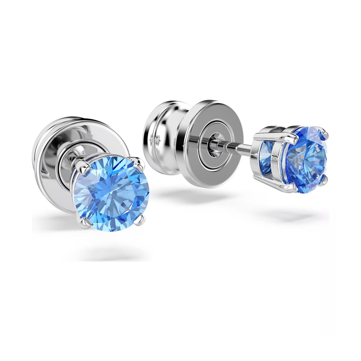 Swarovski Stilla Attract korvakorut, vaalea metalli ja siniset kristallit 5734250