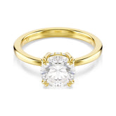 Swarovski Stilla Cocktail sormus, keltakullanvärinen ja kirkas kristalli