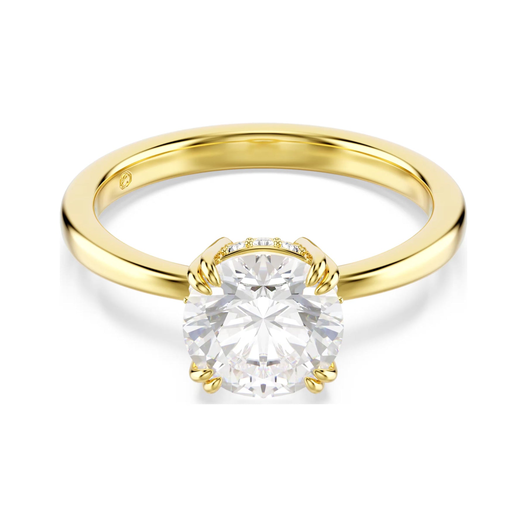 Swarovski Stilla Cocktail sormus, keltakullanvärinen ja kirkas kristalli