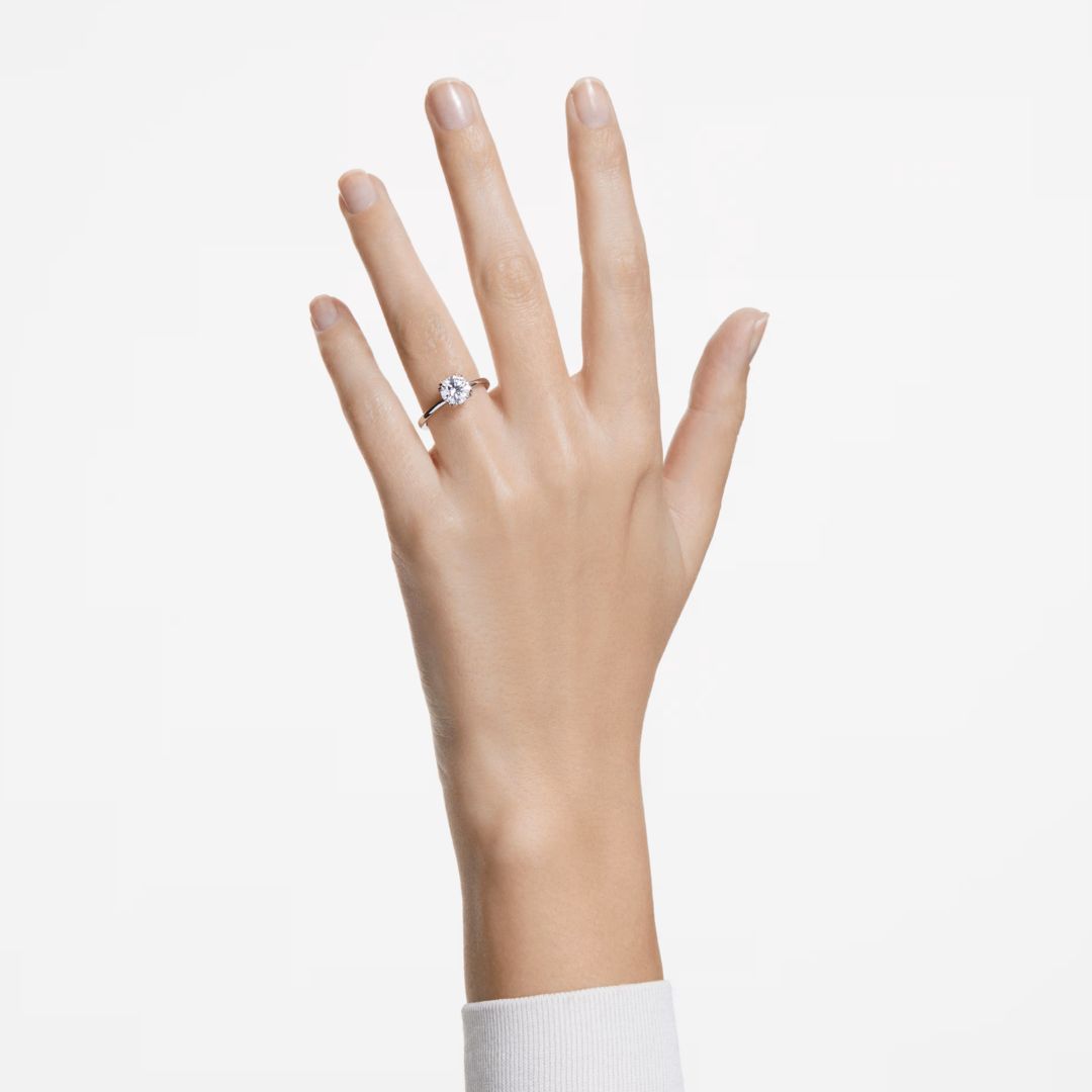 Swarovski Stilla sormus, kirkas zirkoni