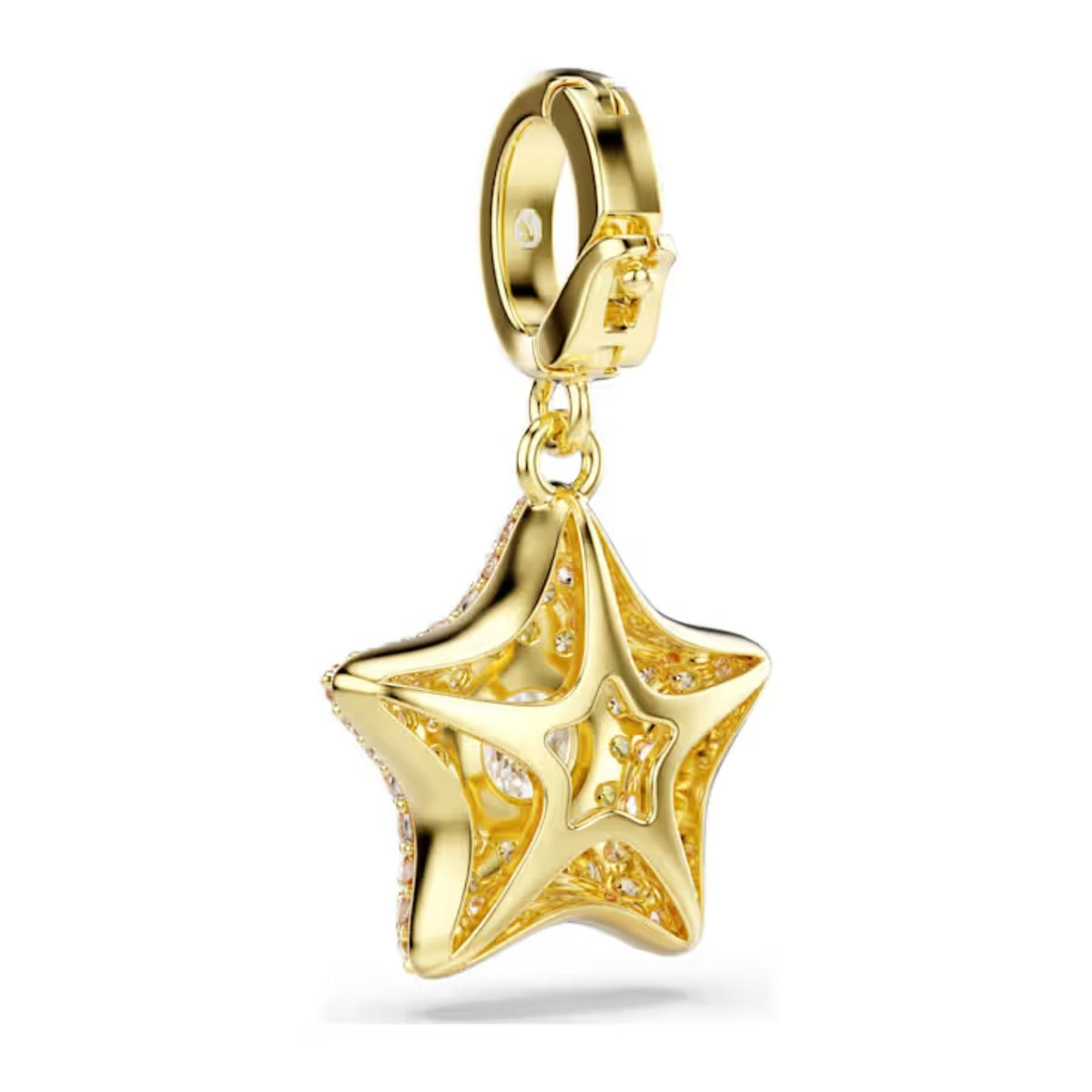 Swarovski Sublima hela, keltakullattu ja keltaiset zirkonit, 5755514
