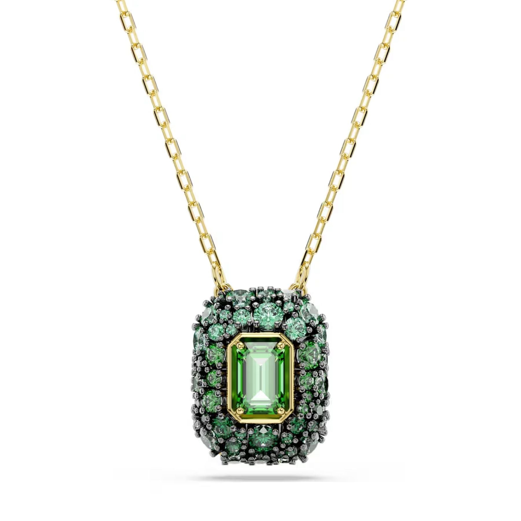 Swarovski Sublima kaulakoru, keltakullattu ja vihreät zirkonit, 5752884