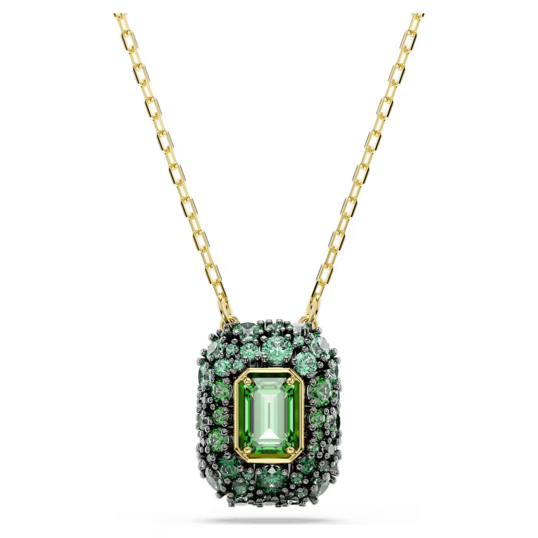 Swarovski Sublima kaulakoru, keltakullattu ja vihreät zirkonit, 5752884