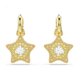 Swarovski Sublima korvakorut, keltakullattu ja eriväriset zirkonit, 5755274