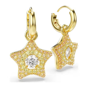 Swarovski Sublima korvakorut, keltakullattu ja eriväriset zirkonit, 5755274