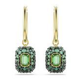 Swarovski Sublima korvakorut, keltakullattu ja vihreät zirkonit, 5752890