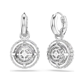 Swarovski Sublima korvakorut, vaalea metalli ja kirkkaat kristallit, 5738193